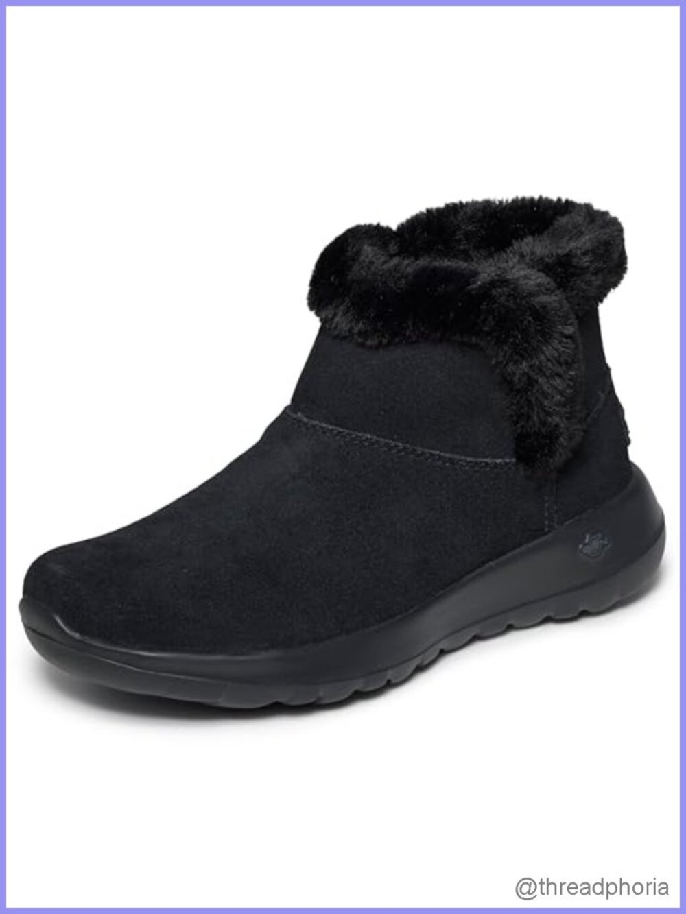 Skechers On-The-Go Joy Bundle Up Suede Ankle Boots